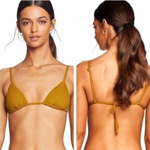 Vitamin A Sol Triangle Bikini Top XL NEW!